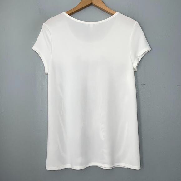 Express Zebra Shirt Size Small Stretch Knit Tee Top Avant Garde Safari Chic - Picture 3 of 8